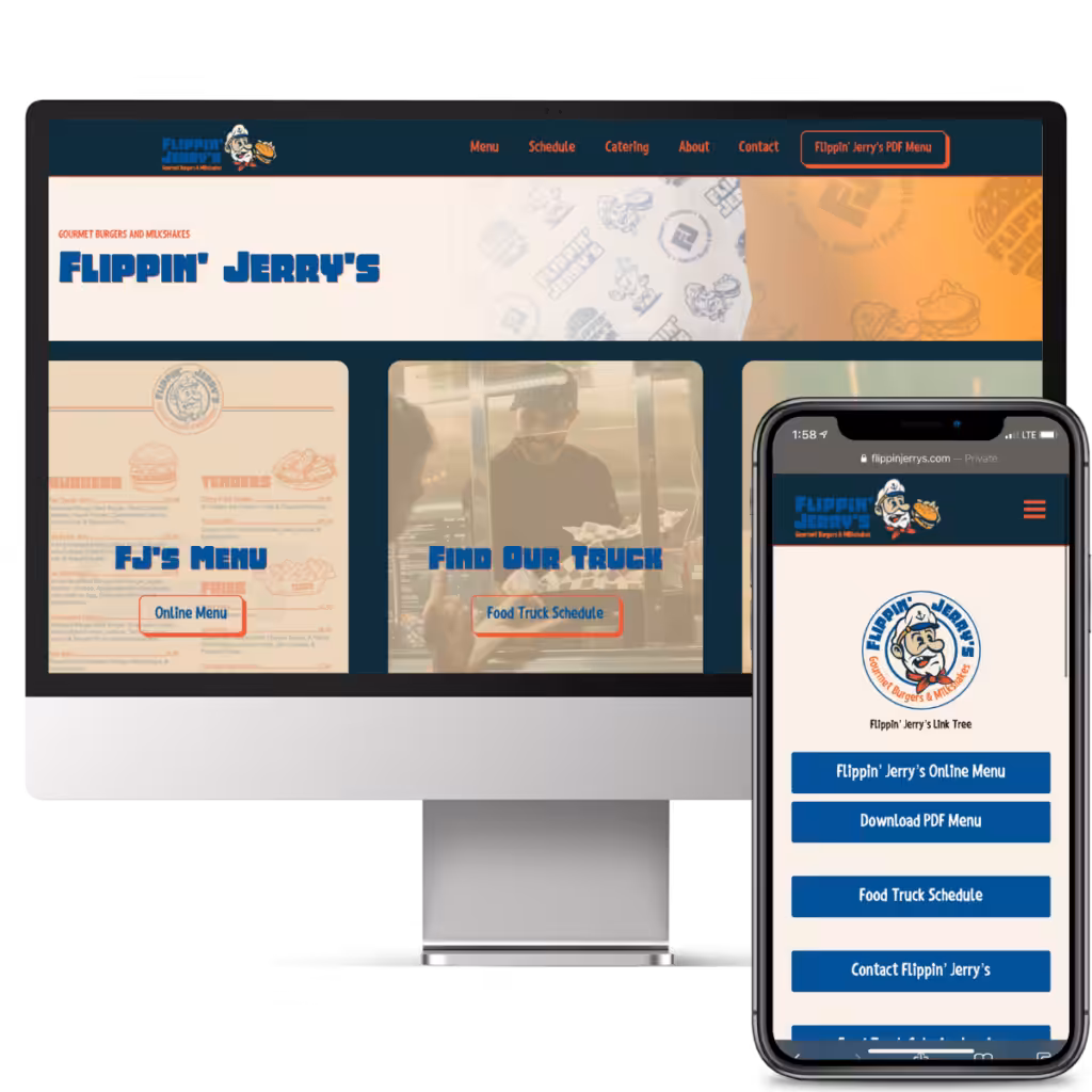 Flippin Jerrys Website Combo View