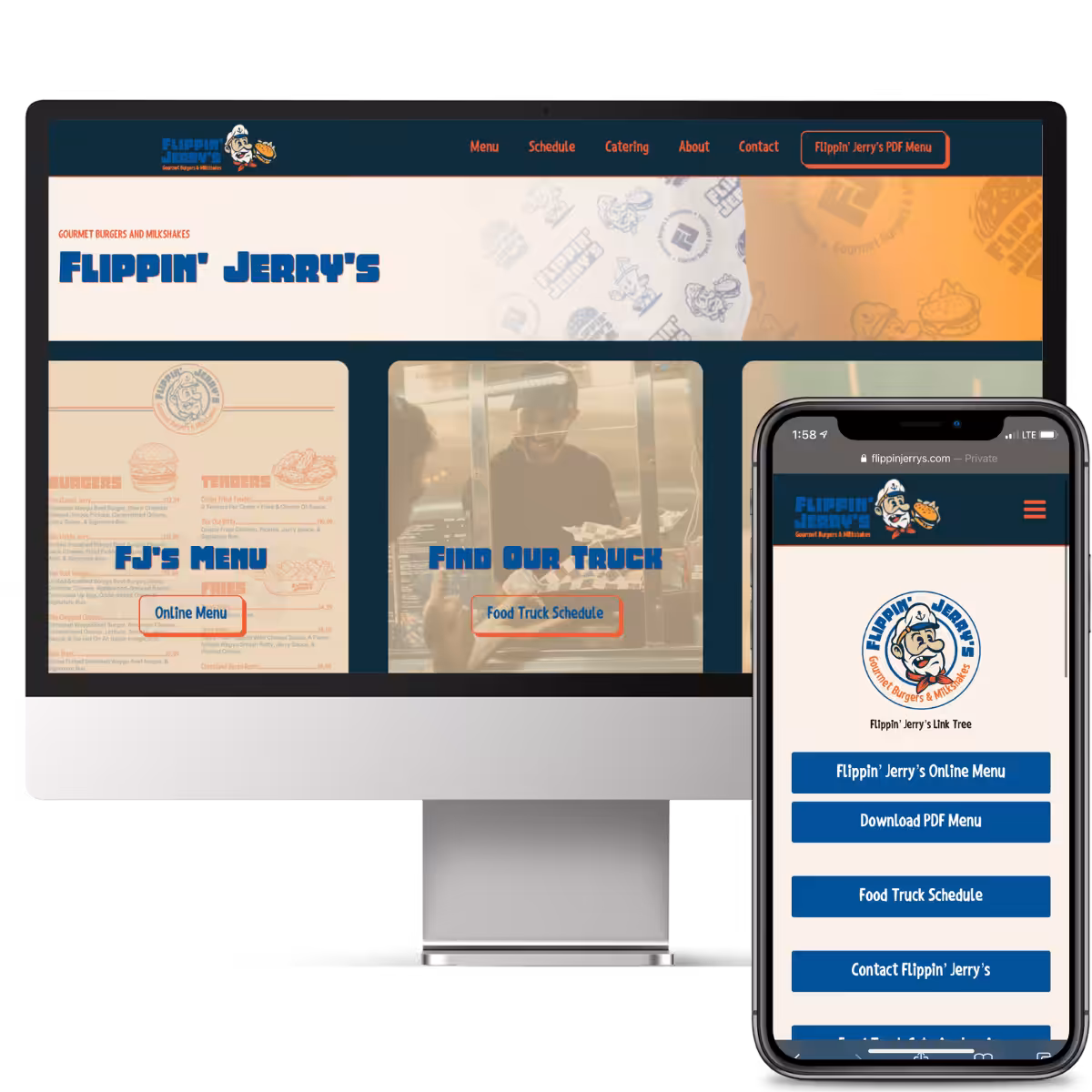 Flippin Jerrys Website Combo View